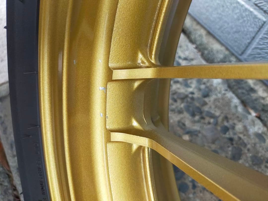 Z900RS SE 2022モデル　純正ゴールドホイール　タイヤ・前後セット