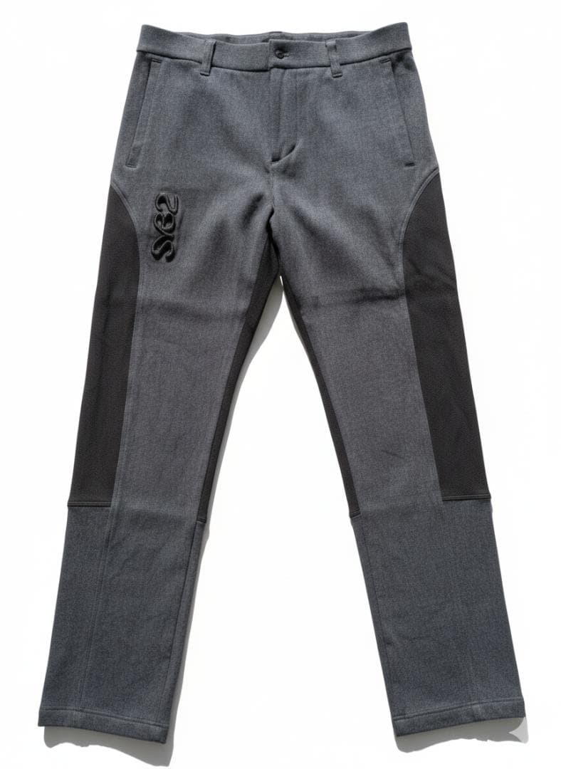 SY32 裏起毛 ストレッチ ブラッシュピンストライプパンツ　SYG-23A47