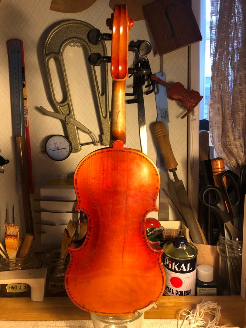 【駒&魂柱調整済】Suzuki分数バイオリンNo220 1/16 1991