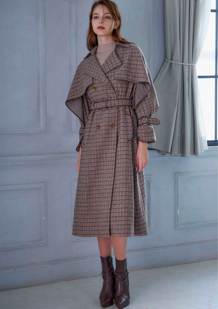 【新品未使用】Riu リウ Rちゃん ウィンドペーン アンブレラ トレンチコート