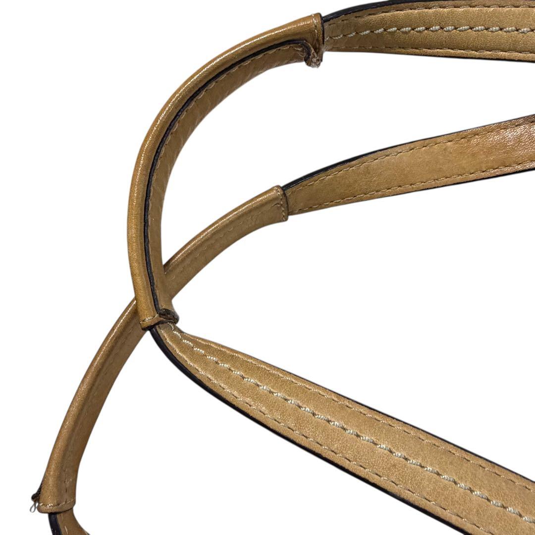 【美品】COACH トートバッグ ハンプトンズ オールレザー ブラウン