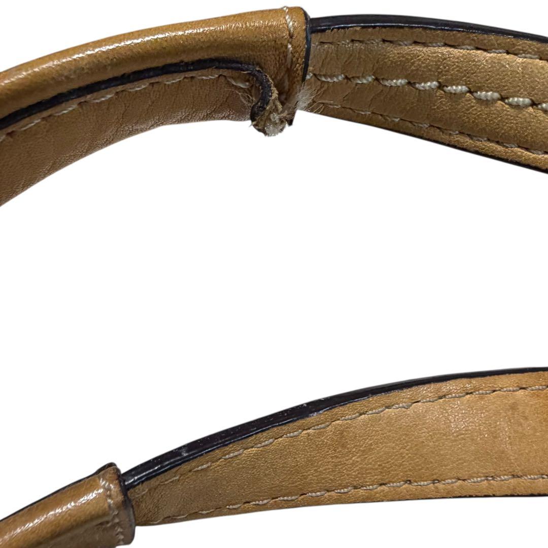 【美品】COACH トートバッグ ハンプトンズ オールレザー ブラウン