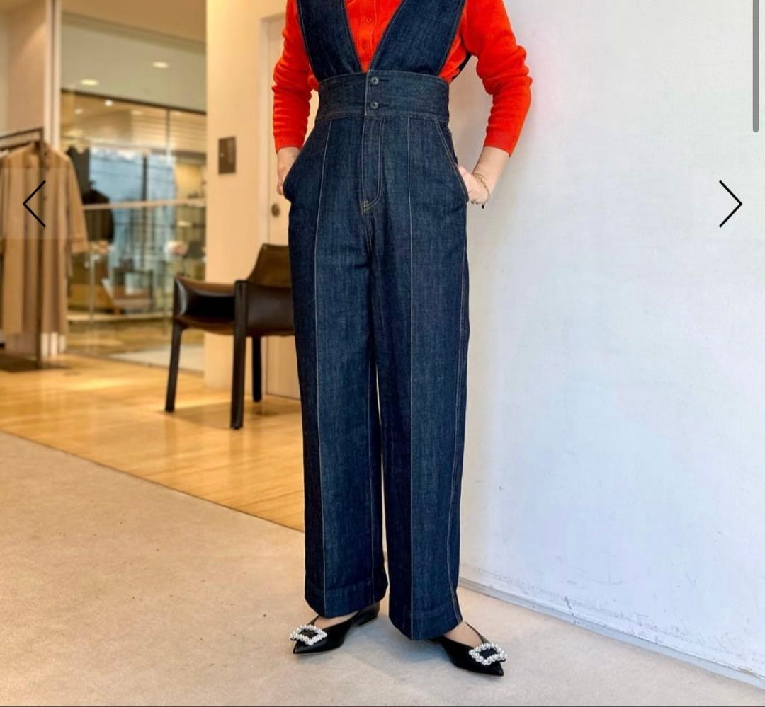 【TOMORROWLAND】コットンデニム2-wayコンビネゾン