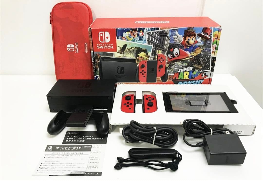 Nintendo Switch 本体 レッド スーパーマリオオデッセイ同梱