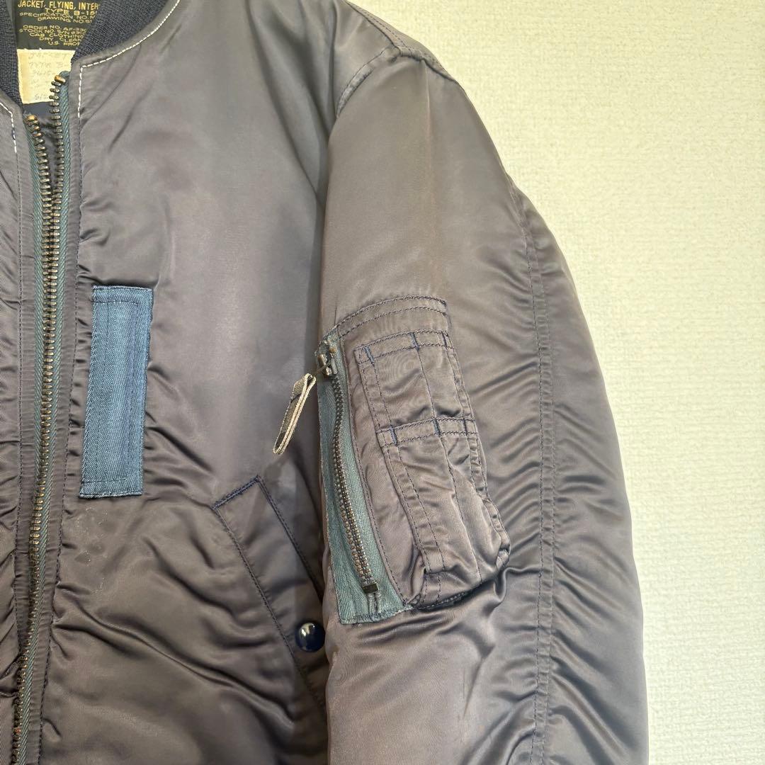 MA-1 フライトジャケット ダークグレー B-15C
