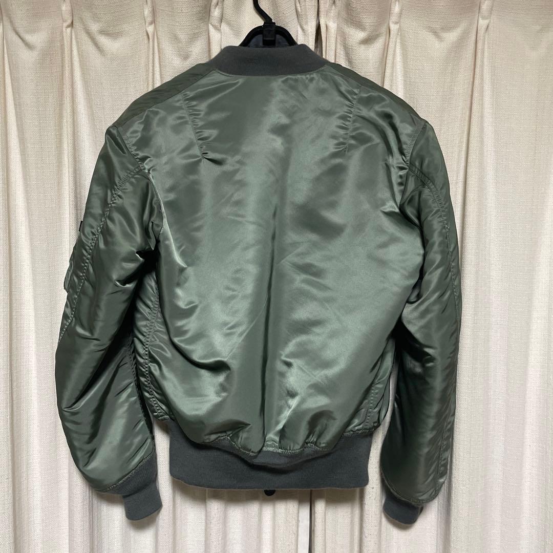 ALPHA MA-1 縦ステッチ　スティーブマックイーンモデル　ハンターモデル