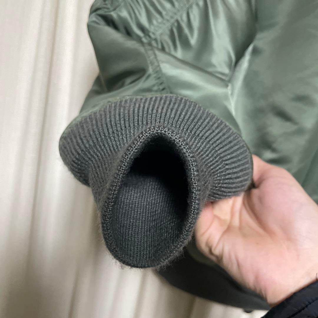 ALPHA MA-1 縦ステッチ　スティーブマックイーンモデル　ハンターモデル