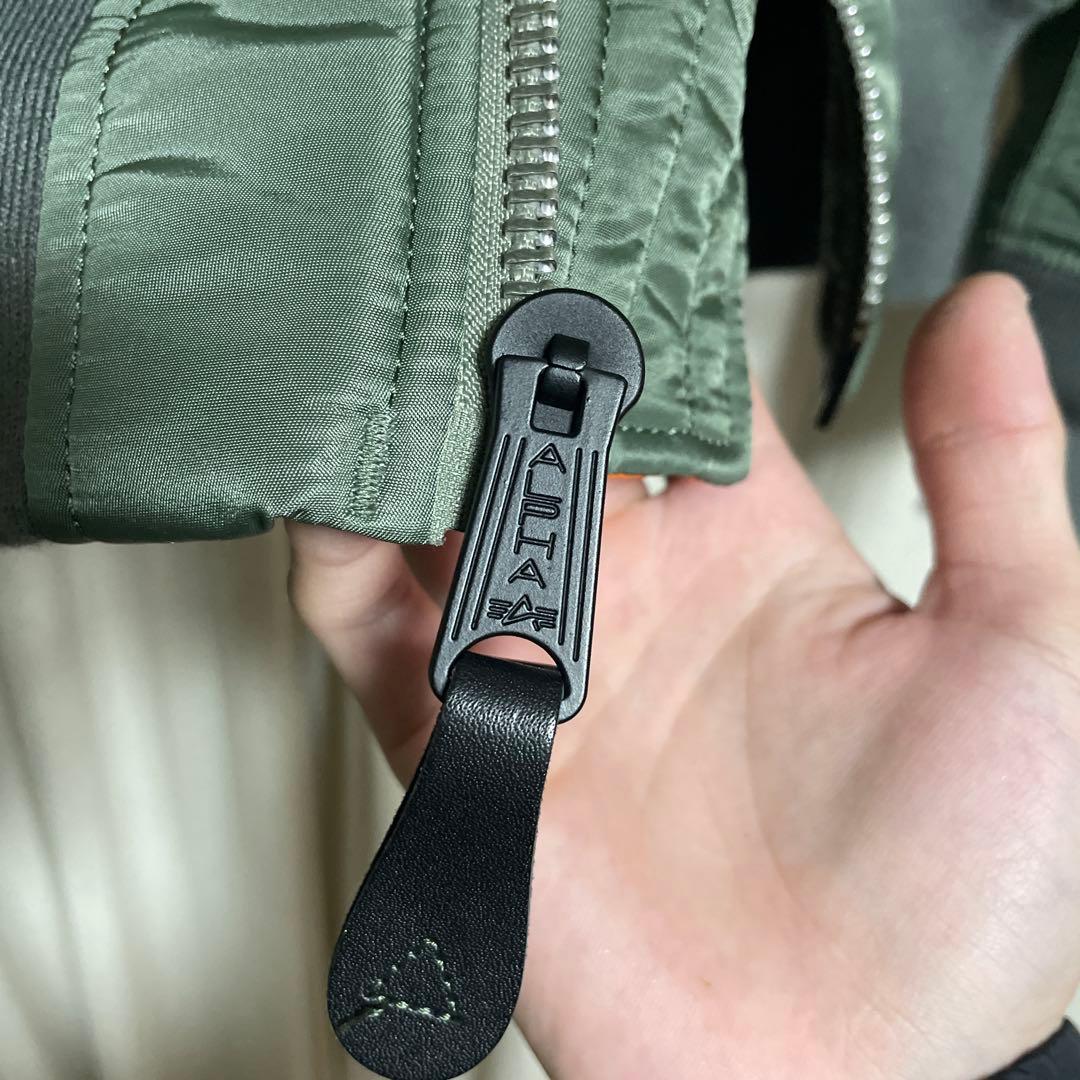 ALPHA MA-1 縦ステッチ　スティーブマックイーンモデル　ハンターモデル