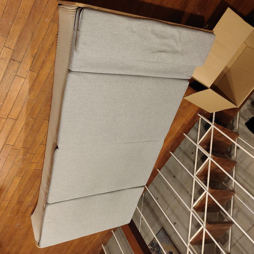 最終値下げ！アコーディオン式　ペーパーベッド本体＆マットレス