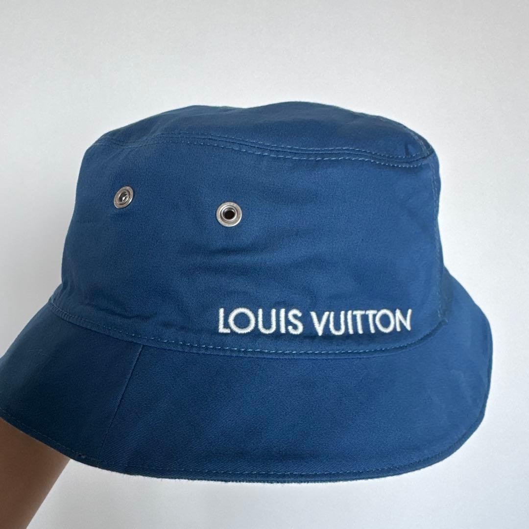 Louis Vuitton モノグラム　デニム　バケット　ハット　サイズ60￼