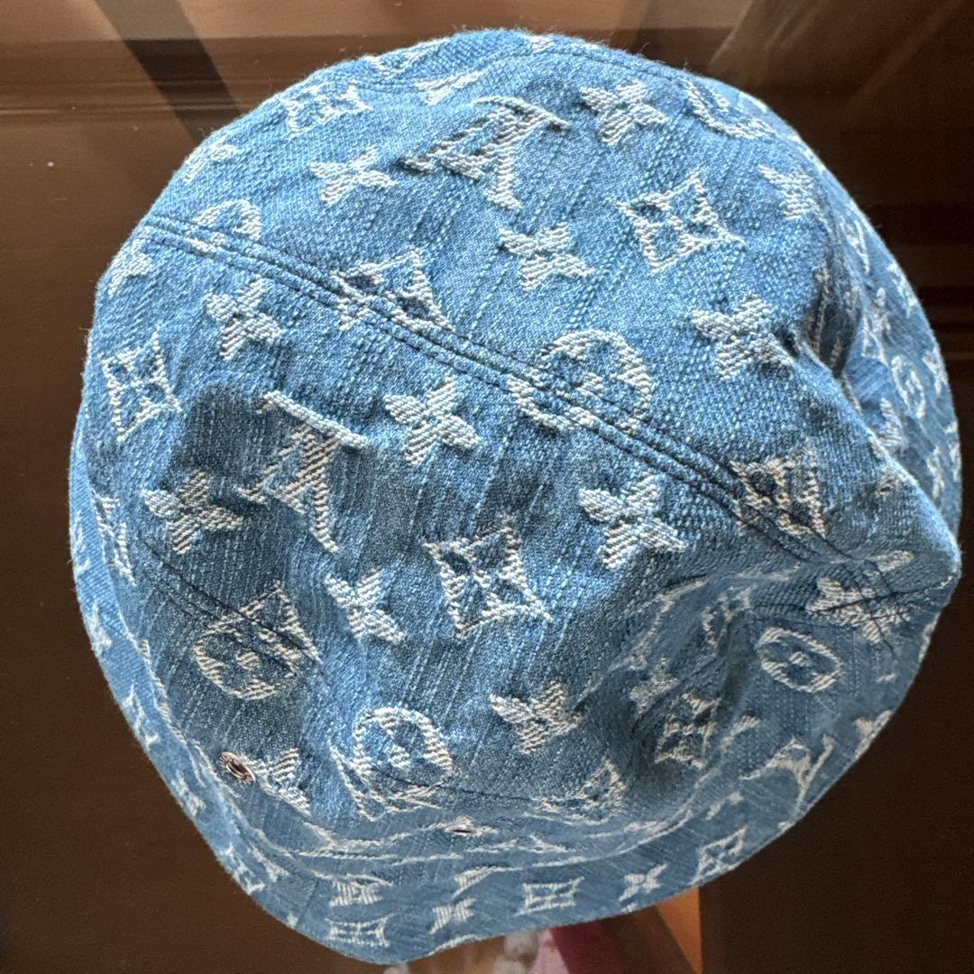 Louis Vuitton モノグラム　デニム　バケット　ハット　サイズ60￼