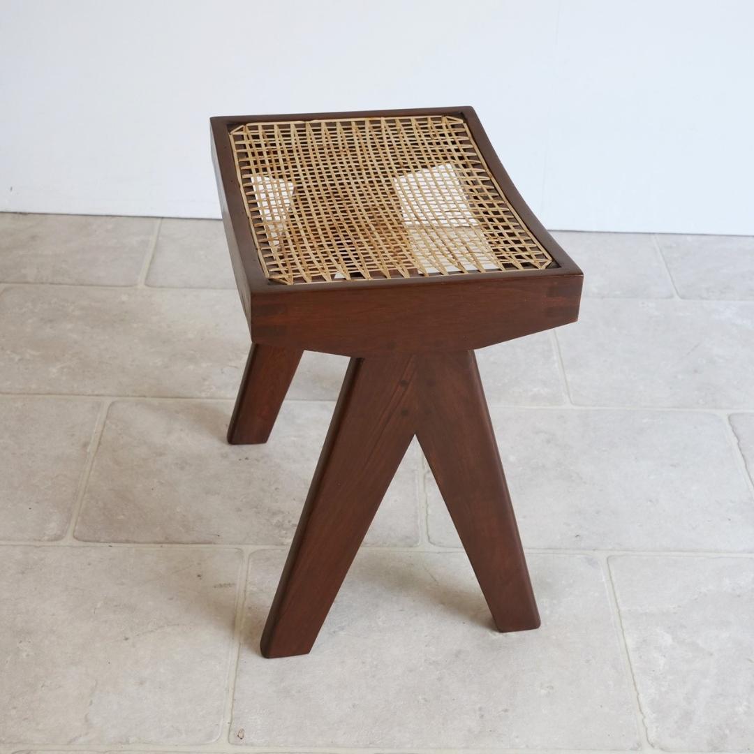 Pierre Jeanneret STOOL ラタン張り リプロダクト