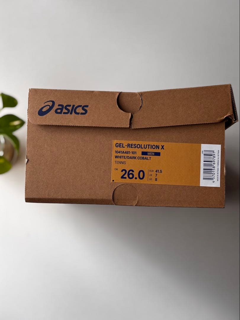 アシックス新品箱入⭐️GEL-RESOLUTION X オールコートテニスシューズ