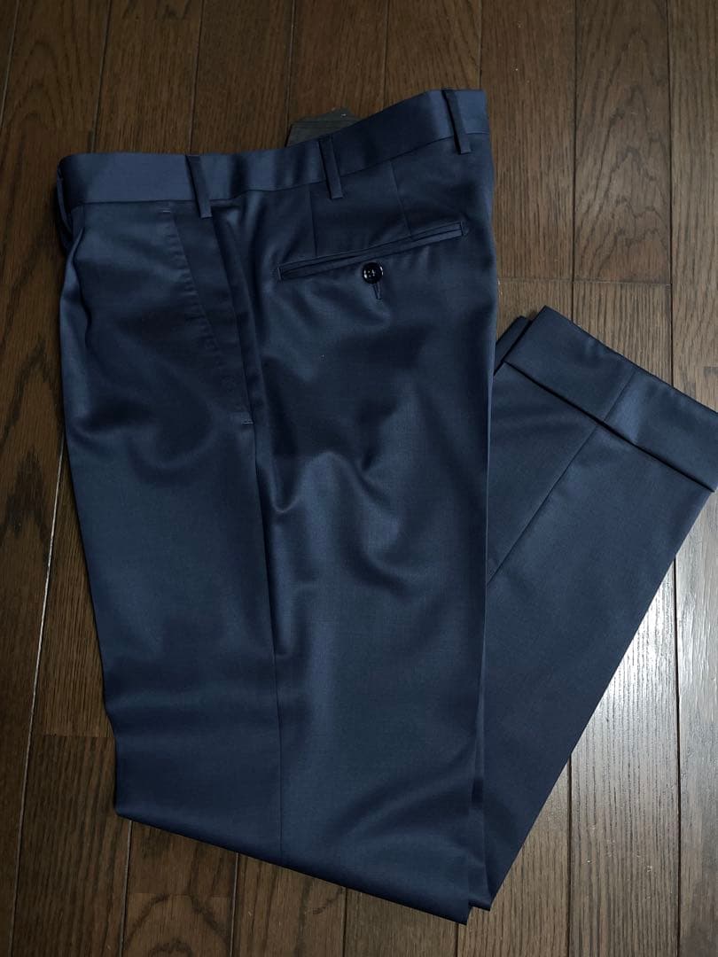 凄!!新品未使用■ZEGNA テーラード スーツ ネイビー