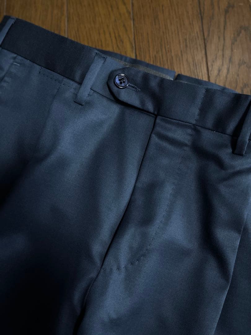 凄!!新品未使用■ZEGNA テーラード スーツ ネイビー