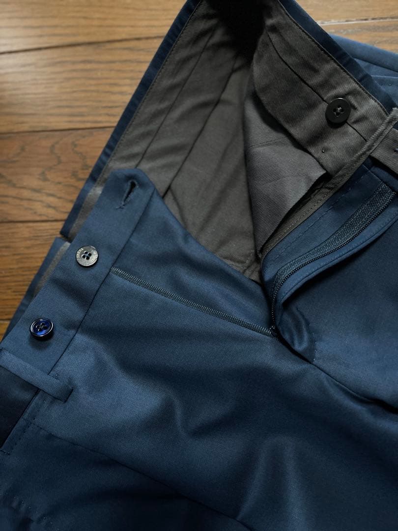 凄!!新品未使用■ZEGNA テーラード スーツ ネイビー