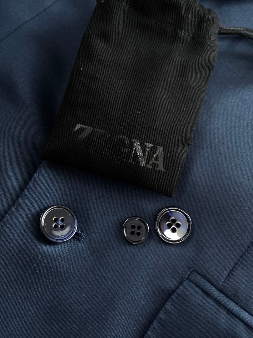 凄!!新品未使用■ZEGNA テーラード スーツ ネイビー