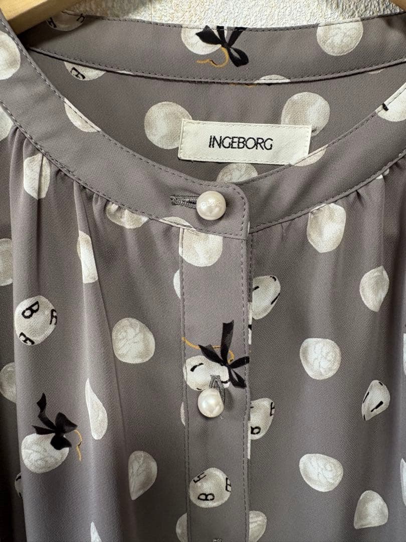 インゲボルグ　パール水玉pt.チュニック