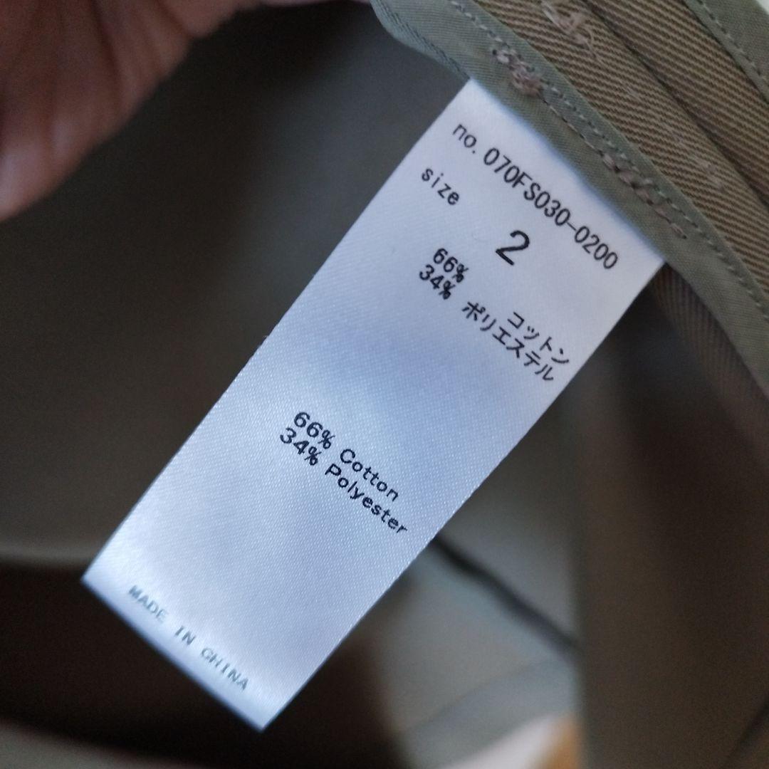 BLACK BY MOUSSY ビックカラーオーバートレンチ カーキ