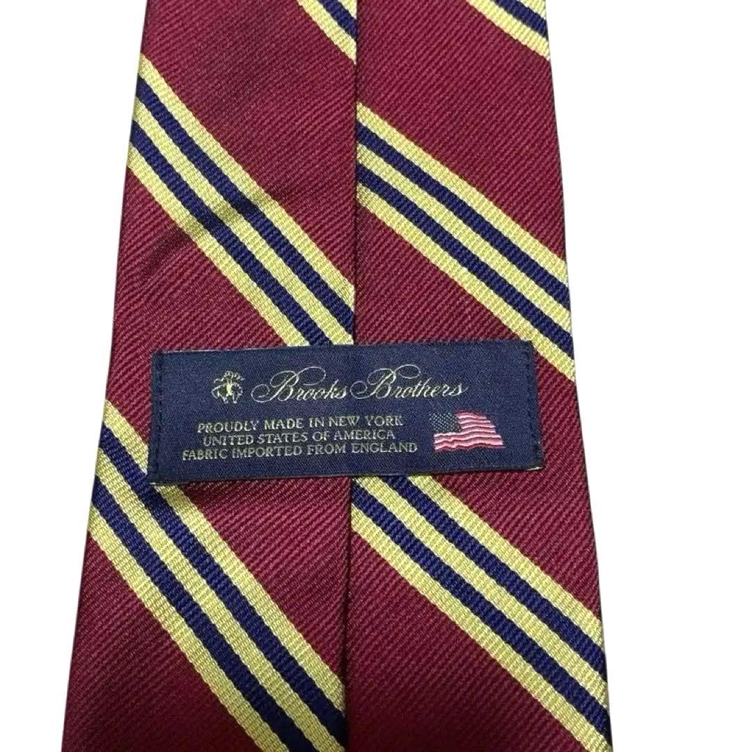 新品未使用★ブルックスブラザーズシルクBB1ストライプレップタイ