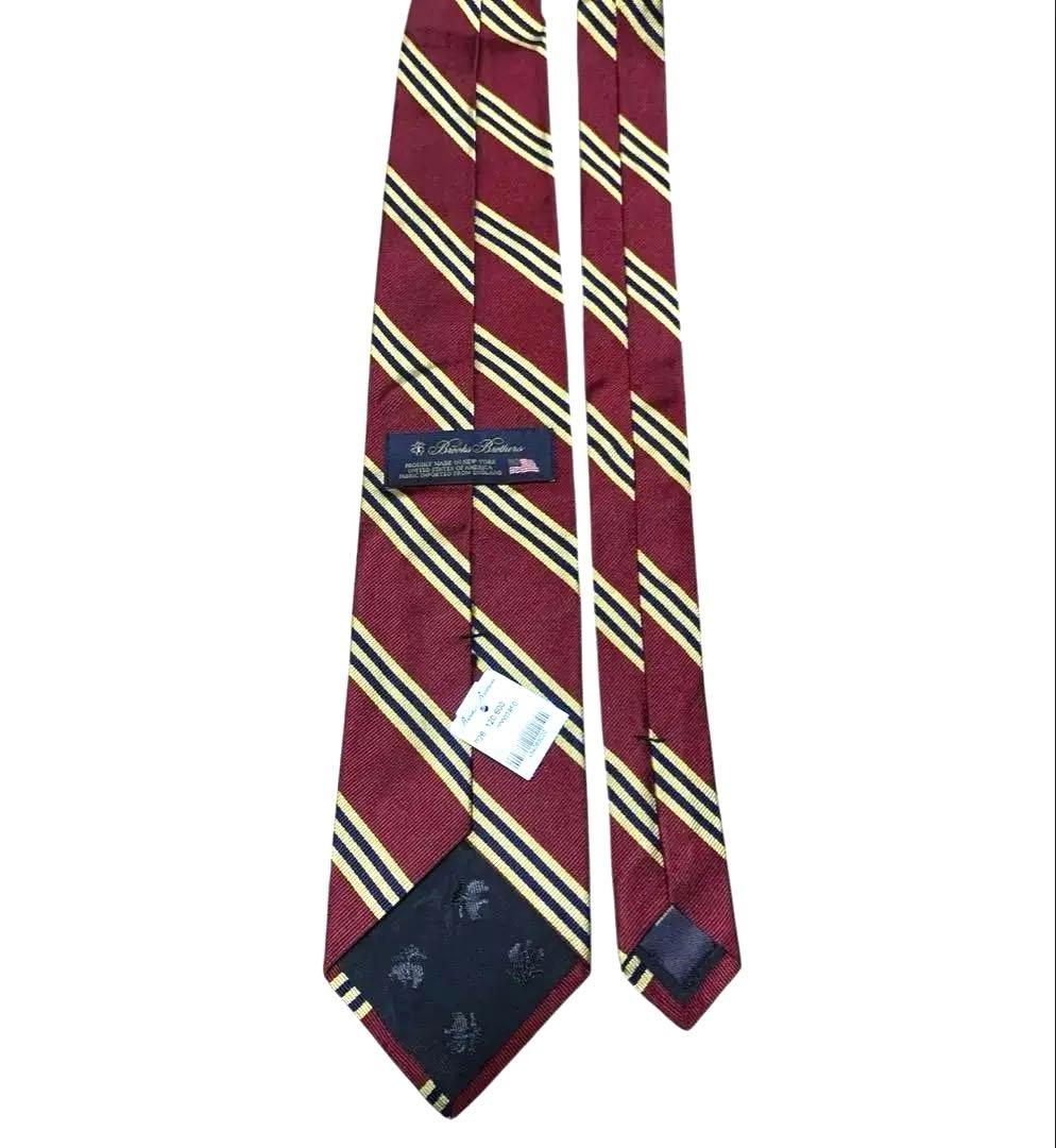 新品未使用★ブルックスブラザーズシルクBB1ストライプレップタイ