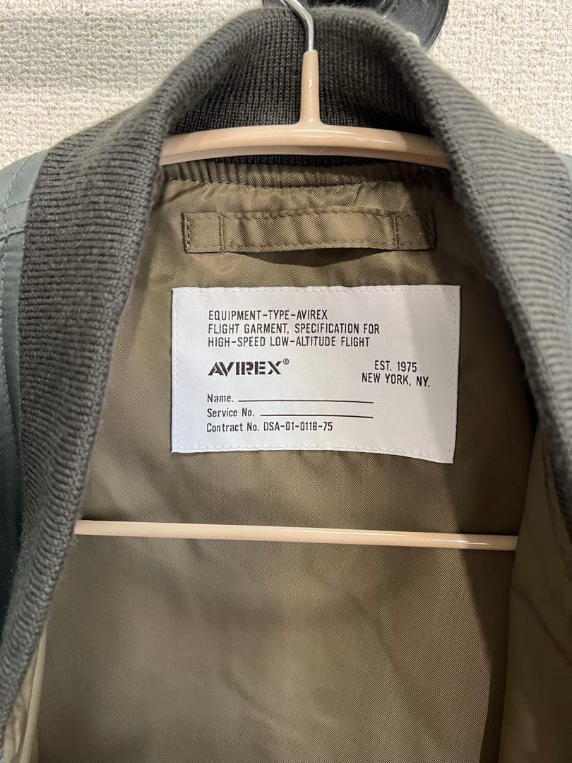 AVIREX MA-1 TOM CAT LIGHT MA-1 トップガン　ＸＬ