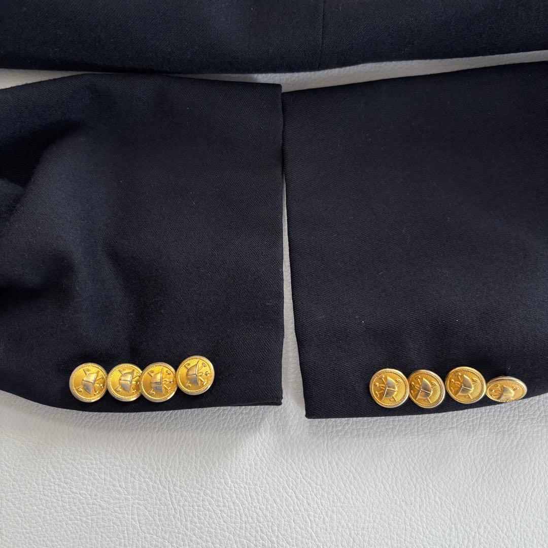 ポロバイラルフローレン XLサイズ 金ボタン テーラードジャケット 紺ブレ