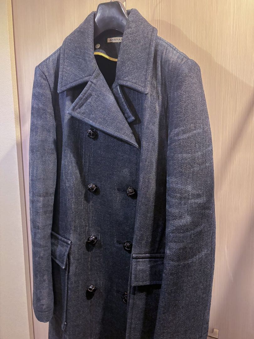 ANSNAM アンスナム ロングPコート size 02 M-L相当 カシミヤ