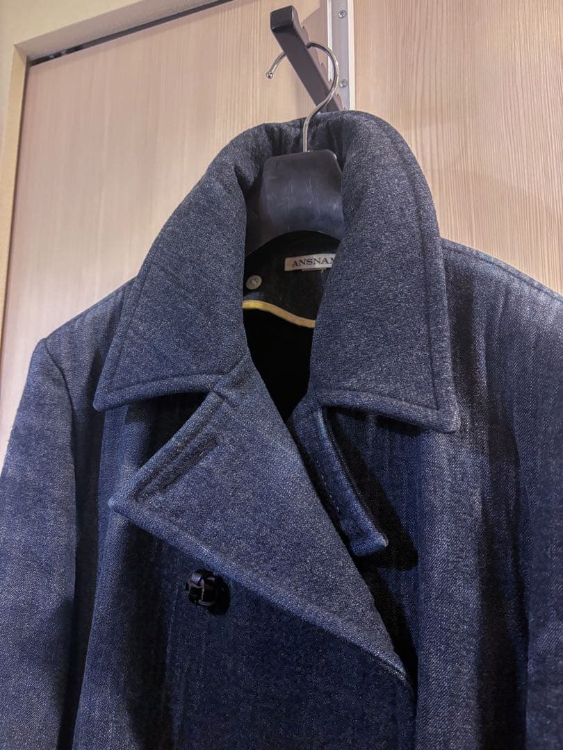 ANSNAM アンスナム ロングPコート size 02 M-L相当 カシミヤ