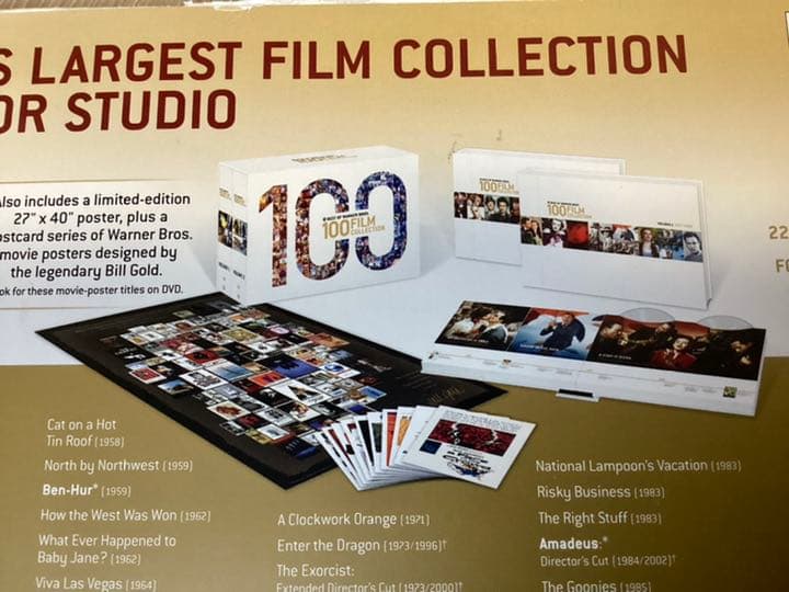 限定版　100 Film Collection シリアルナンバー入り　　英語