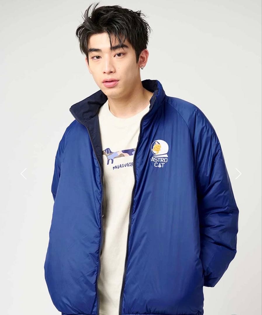 グラニフ　アストロキャット　リバーシブルパデットジャケット　Ｓサイズ