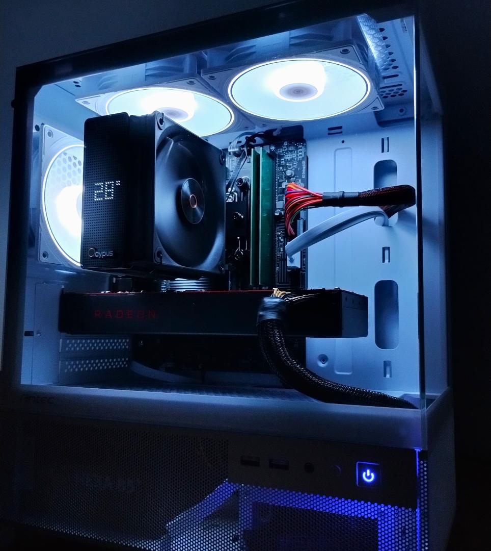 ゲーミングPC/Core i5 10400F/RX5700/新品SSD512GB