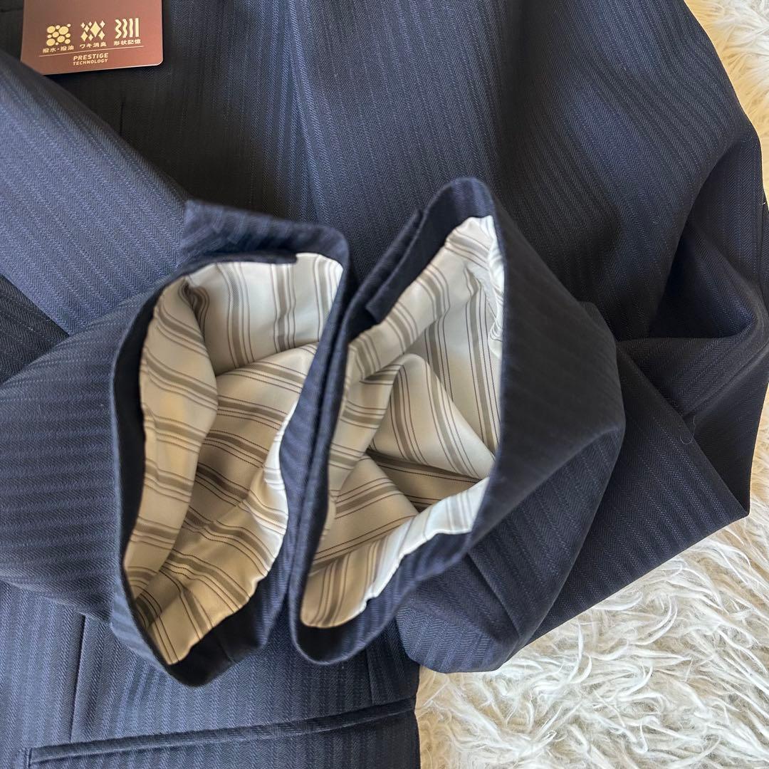 新品未使用　スーツ　ツーパンツ　大きいサイズ　E10　リーガル　195-0　黒