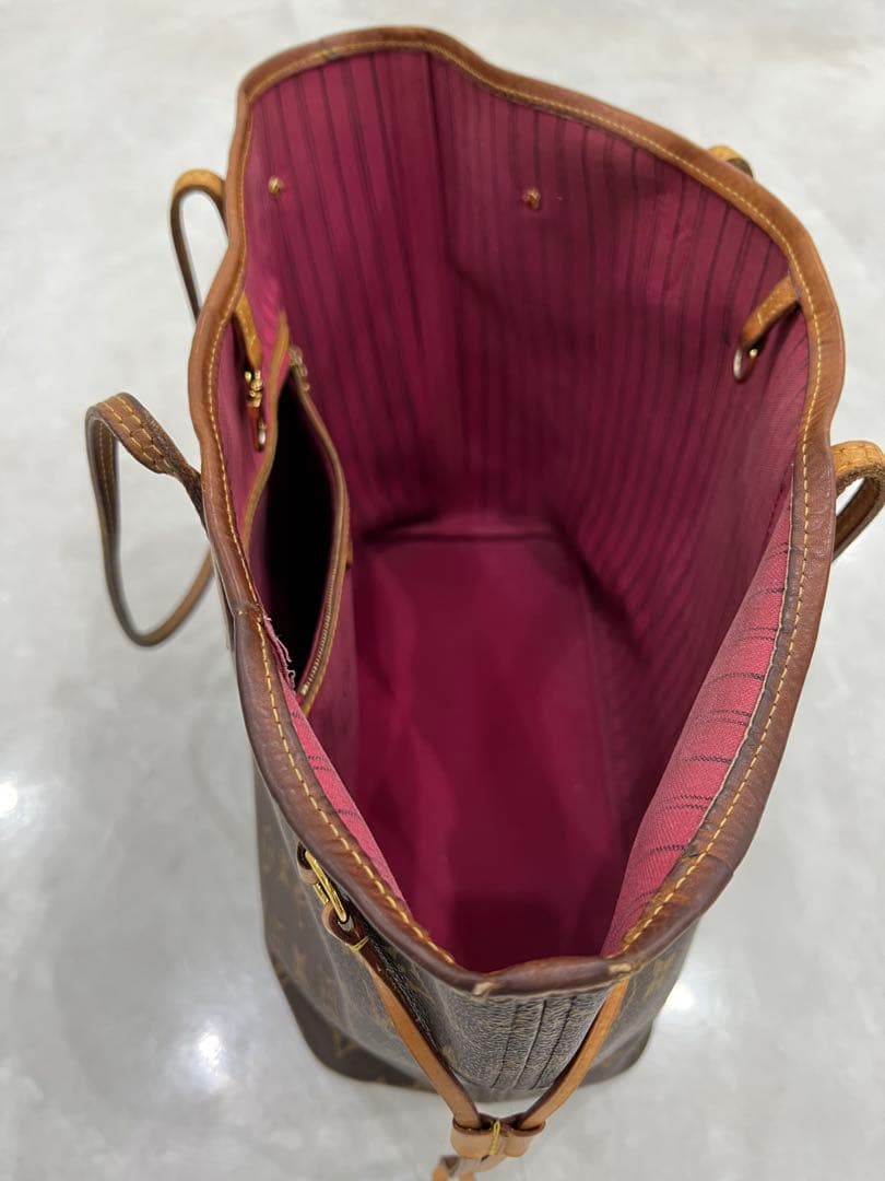 ୨୧Louis VuittonネヴァーフルMMトートバッグ モノグラム(ピンク