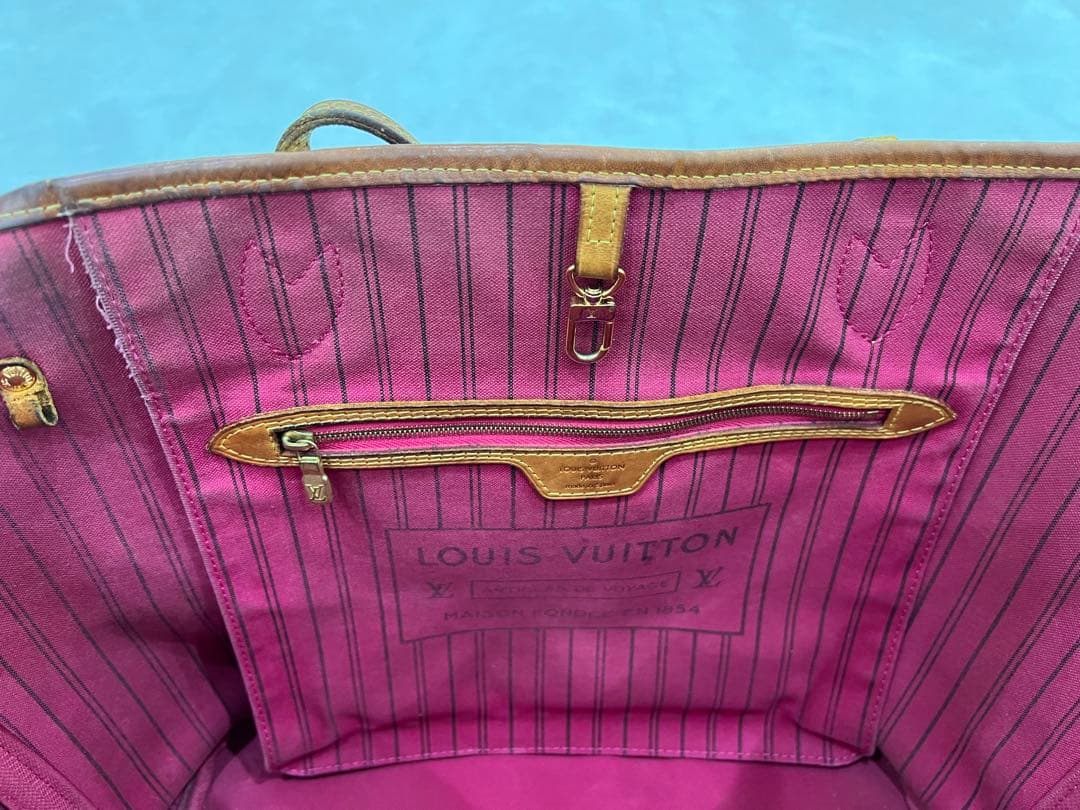 ୨୧Louis VuittonネヴァーフルMMトートバッグ モノグラム(ピンク