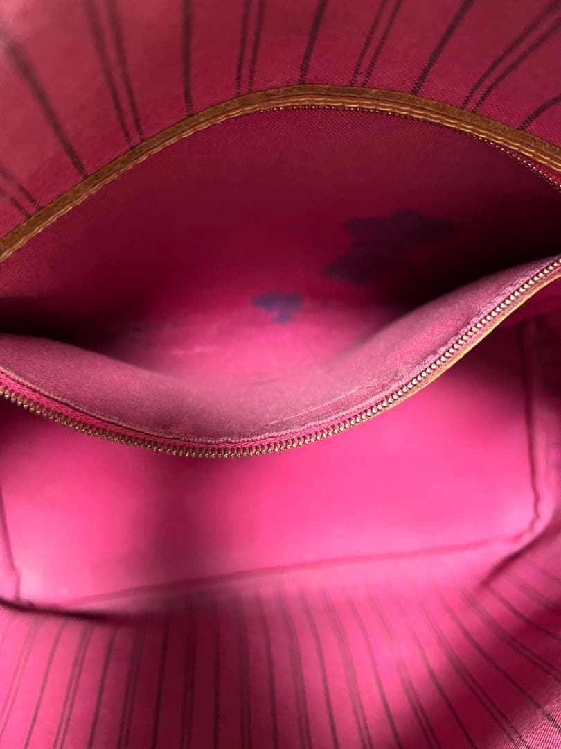 ୨୧Louis VuittonネヴァーフルMMトートバッグ モノグラム(ピンク