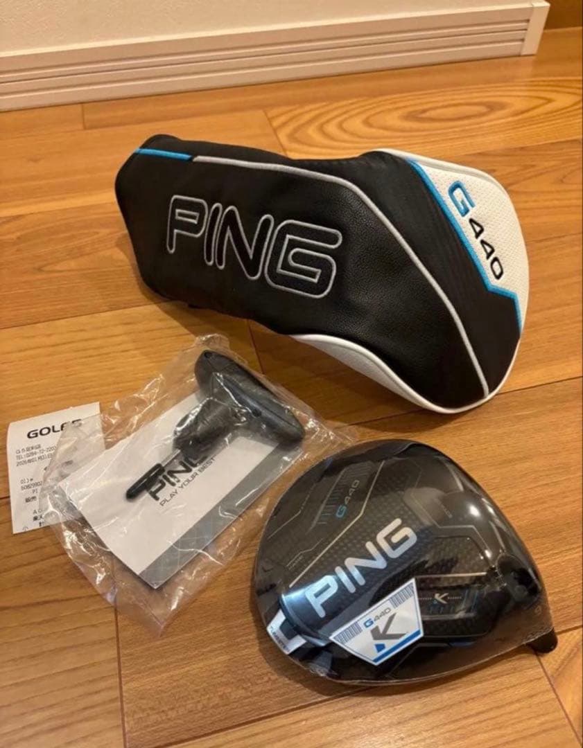 新品　PING G440K ドライバー 9° ヘッド＋ヘッドカバー＋レンチ付