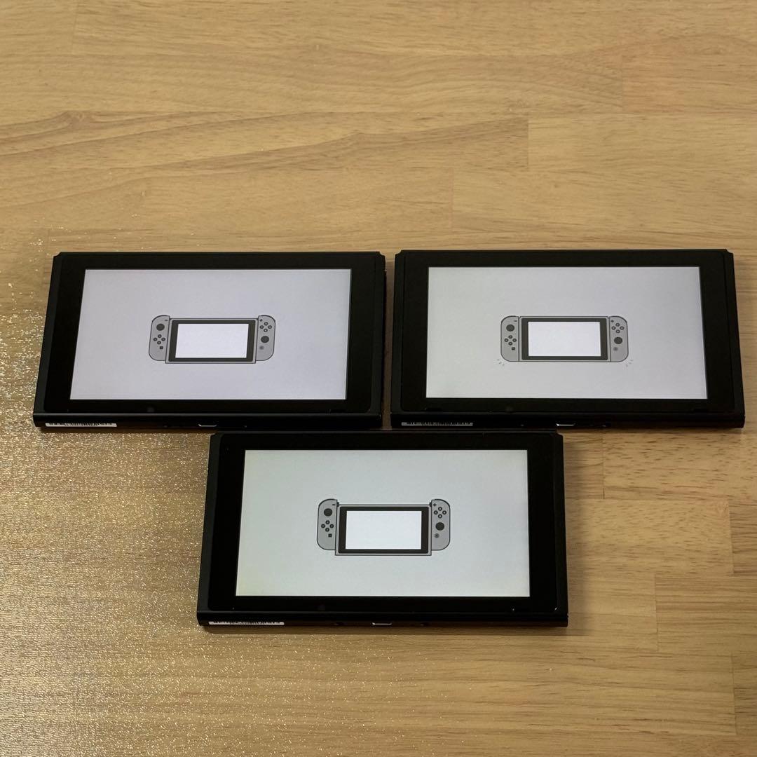 7-044 Switch 本体のみ バッテリー強化版 3台 まとめ売り