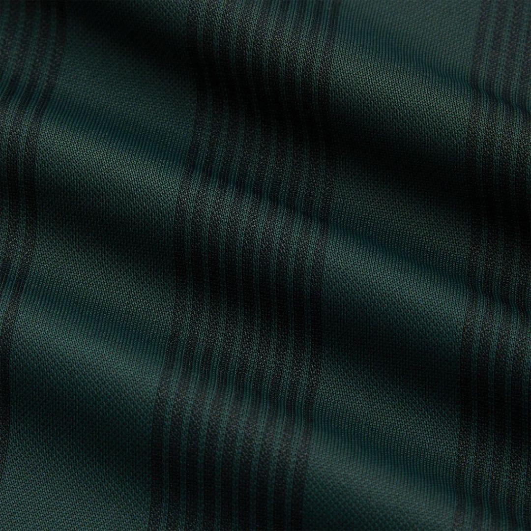 新品KITH　上品グリーンオーバーサイズサッカーシャツ　シーズン限定カラー　希少