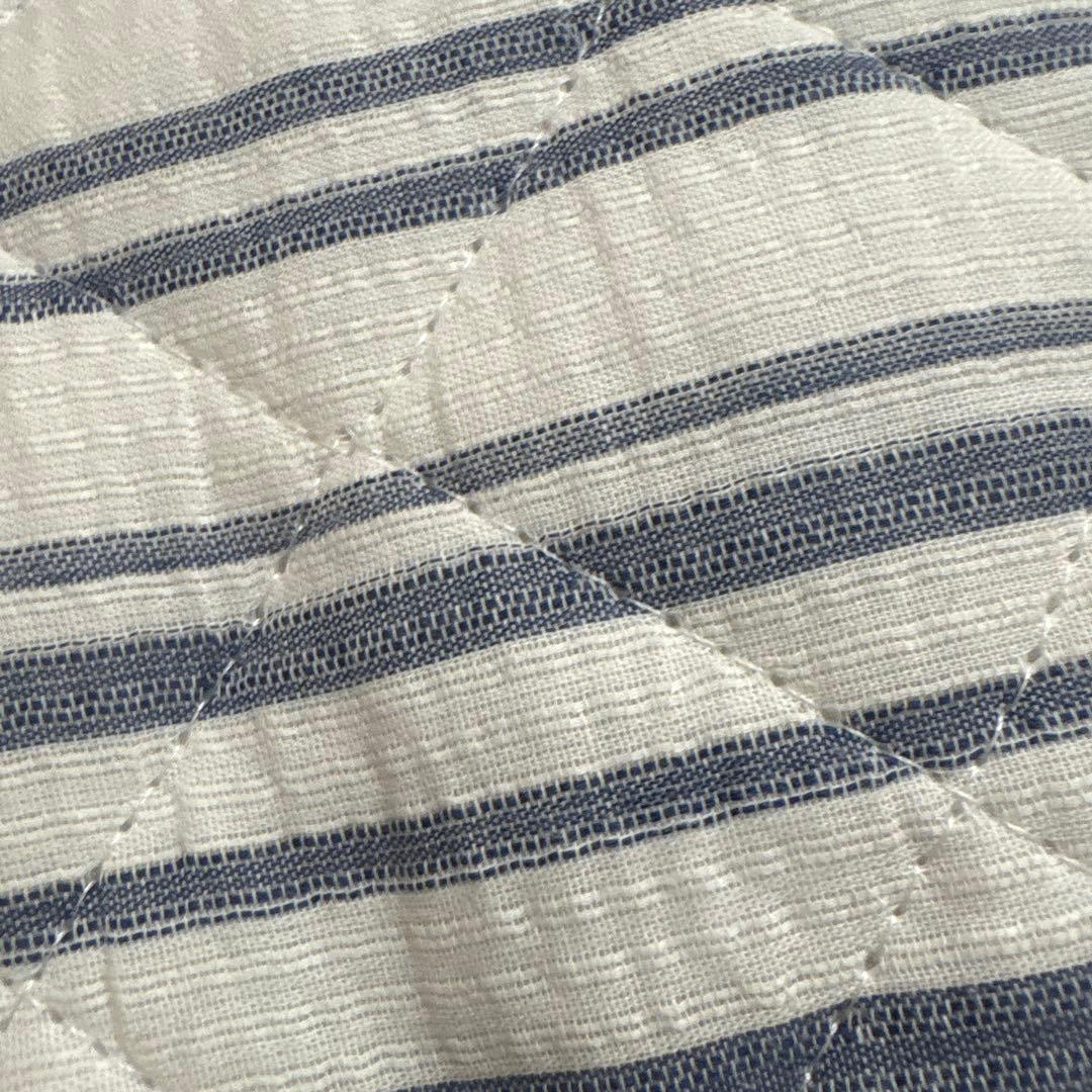 コットンガーゼ ストライプ タオルケット