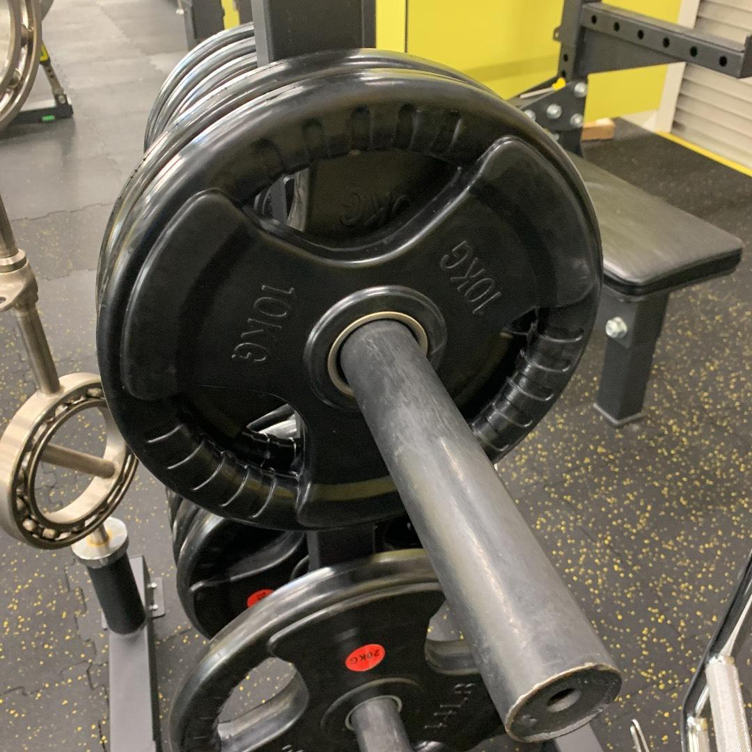 総重量90kg Φ50mm 3グリップラバープレート　計6枚SET