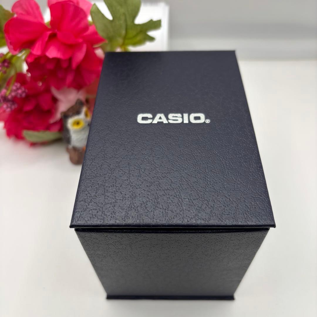 稼働品☆箱付　CASIOカシオ　リニエージ　オールブラック　電波ソーラー