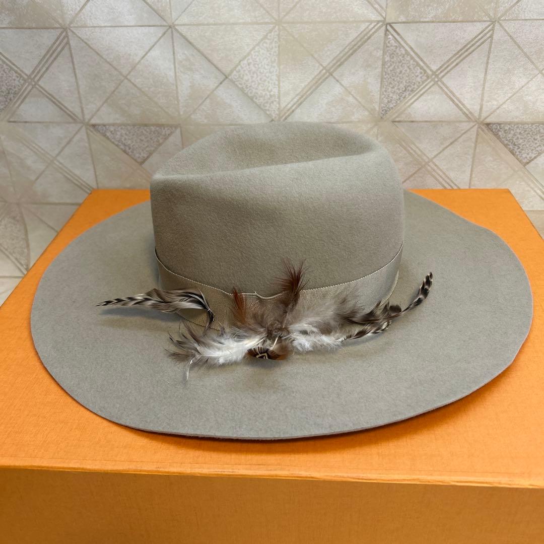 【値下げ！新品タグ付き】STETSONフェルトハット57cm