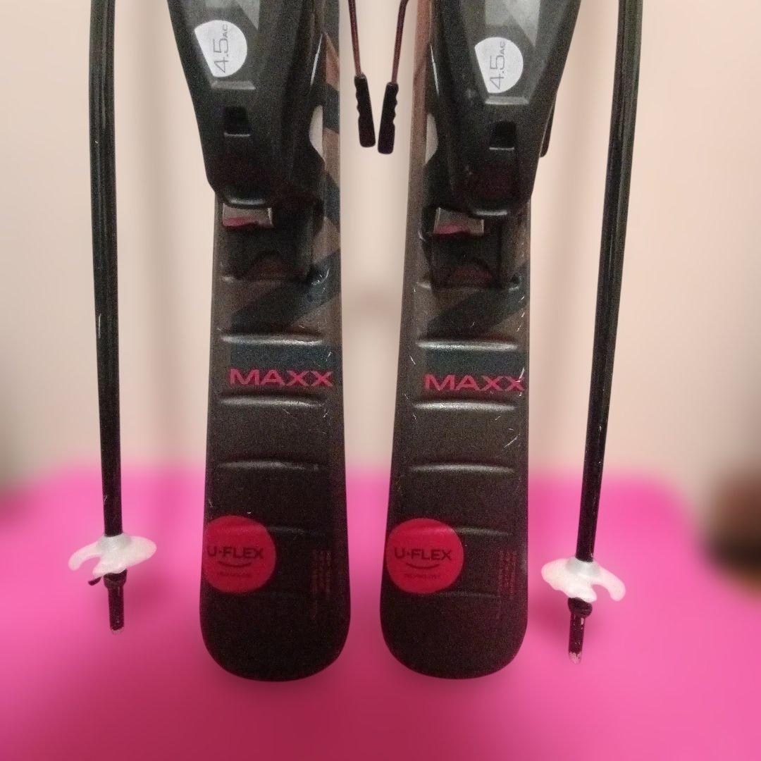 ELAN エラン MAXX 110cm☆ストック 90cm ジュニアスキーセット