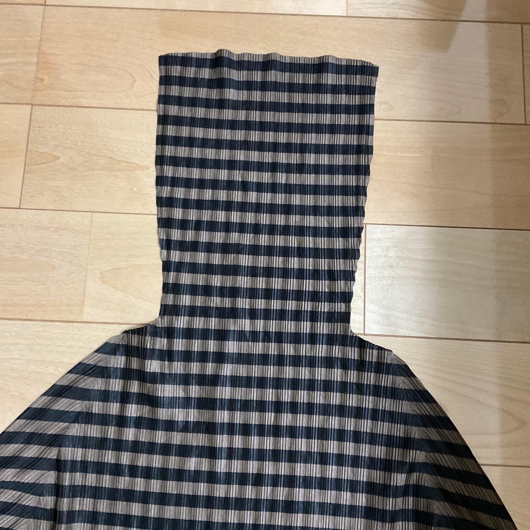 プリーツプリーズ 長袖 カットソー 長袖 ハイネック シャツ