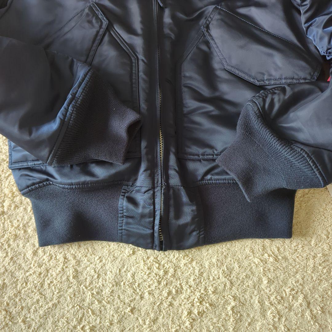 ALPHA INDUSTRIES CWU45P フライトジャケット S ネイビー