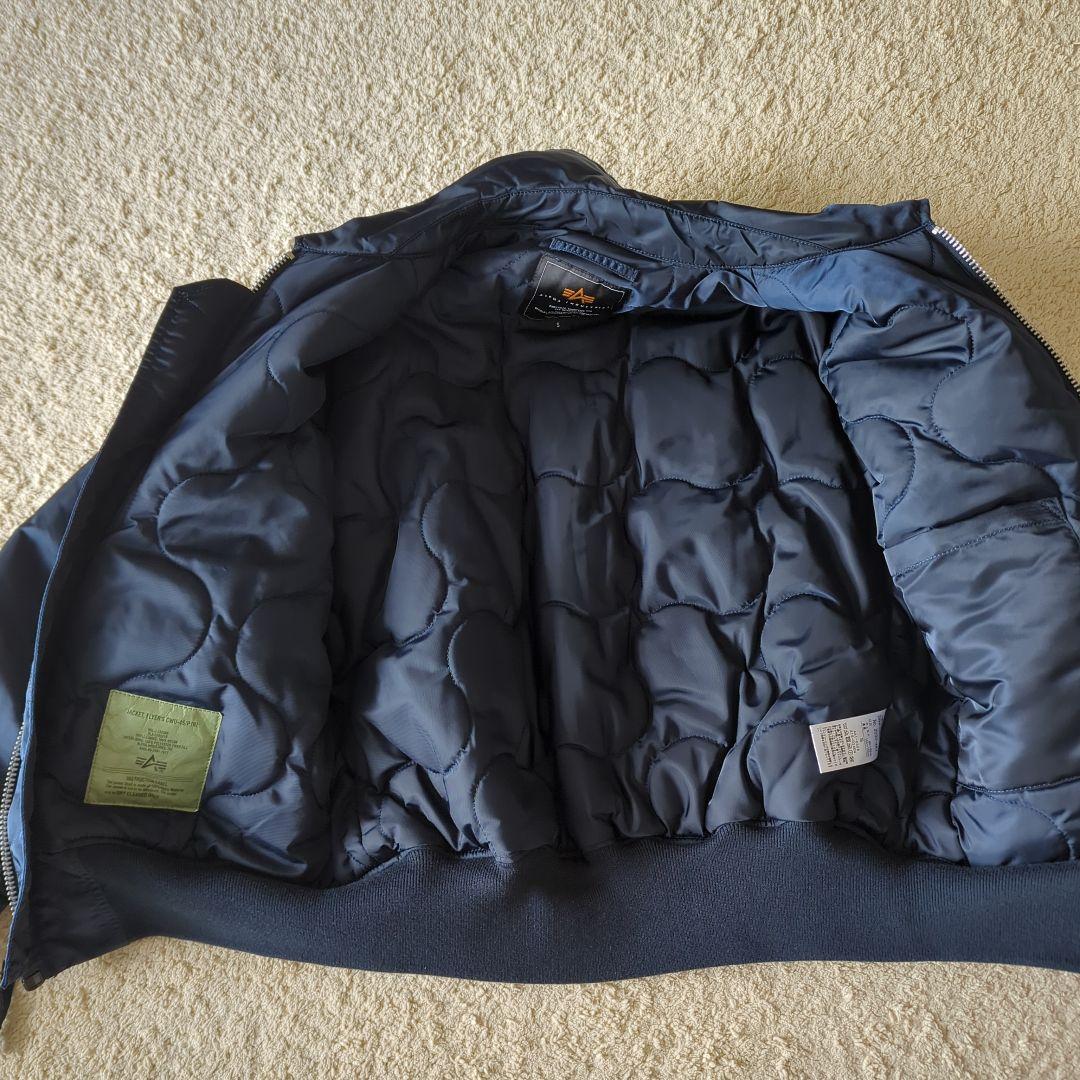 ALPHA INDUSTRIES CWU45P フライトジャケット S ネイビー