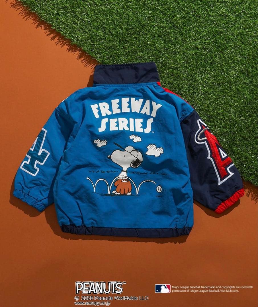 BREEZE MLB PEANUTS スヌーピー ジャケット 110 120