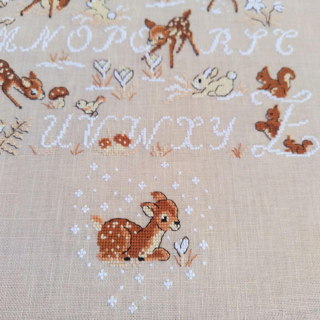 専用　クロスステッチ完成品　✤ヴェロニク・アンジャンジェ✤バンビ