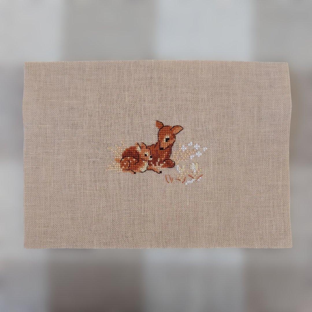 専用　クロスステッチ完成品　✤ヴェロニク・アンジャンジェ✤バンビ